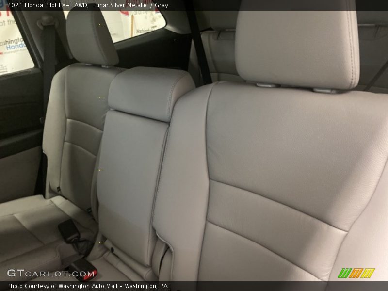Lunar Silver Metallic / Gray 2021 Honda Pilot EX-L AWD