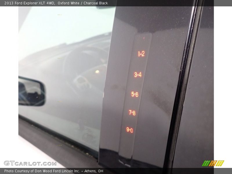Oxford White / Charcoal Black 2013 Ford Explorer XLT 4WD