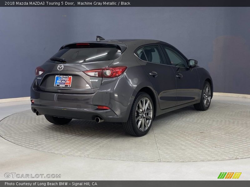 Machine Gray Metallic / Black 2018 Mazda MAZDA3 Touring 5 Door