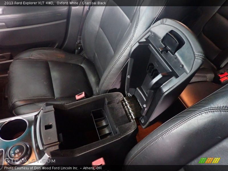 Oxford White / Charcoal Black 2013 Ford Explorer XLT 4WD