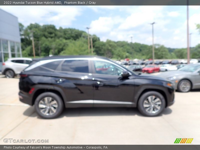 Phantom Black / Gray 2022 Hyundai Tucson Blue Hybrid AWD