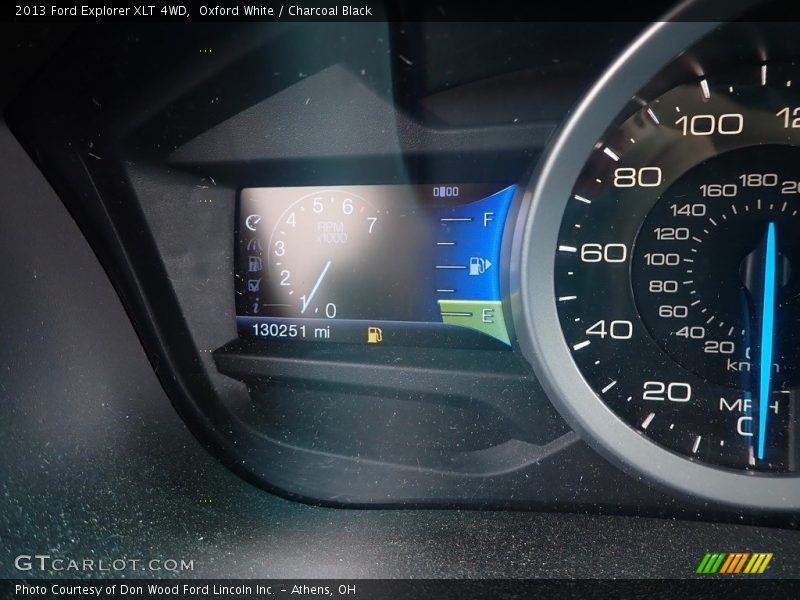 Oxford White / Charcoal Black 2013 Ford Explorer XLT 4WD