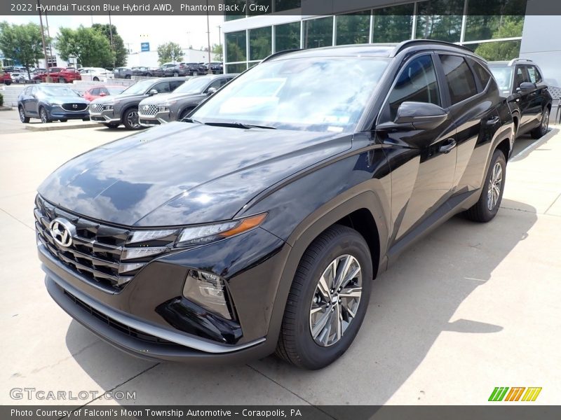 Phantom Black / Gray 2022 Hyundai Tucson Blue Hybrid AWD