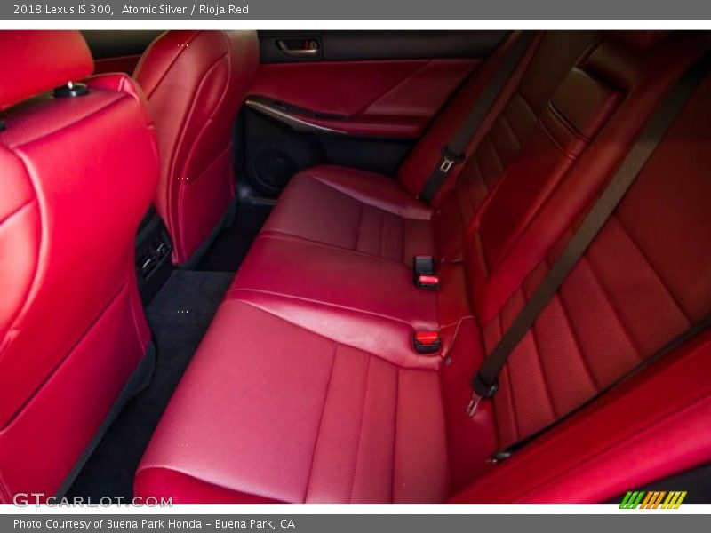 Rear Seat of 2018 IS 300