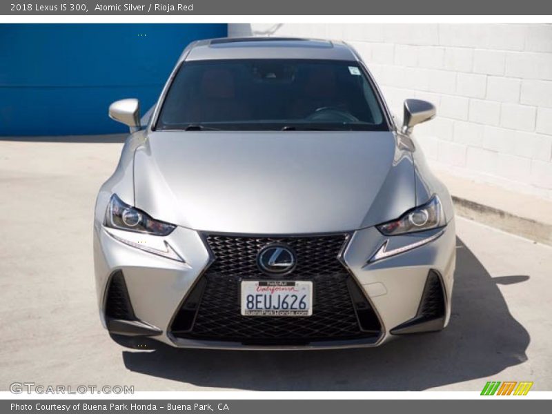 Atomic Silver / Rioja Red 2018 Lexus IS 300