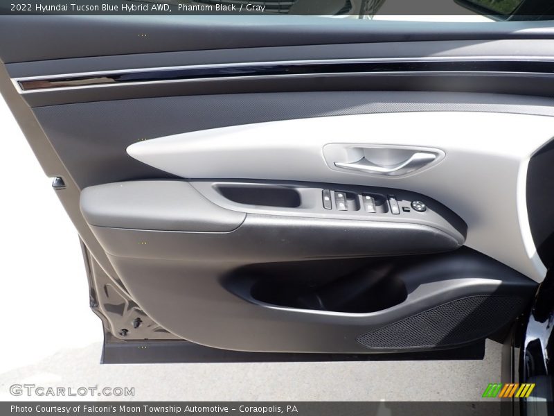 Phantom Black / Gray 2022 Hyundai Tucson Blue Hybrid AWD