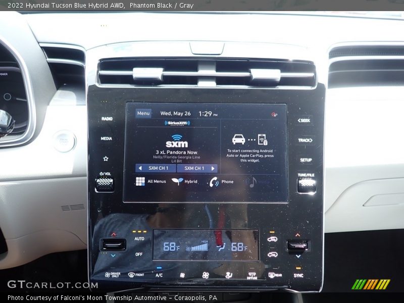 Phantom Black / Gray 2022 Hyundai Tucson Blue Hybrid AWD