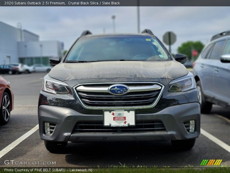 Crystal Black Silica / Slate Black 2020 Subaru Outback 2.5i Premium