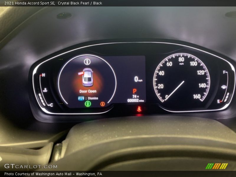  2021 Accord Sport SE Sport SE Gauges