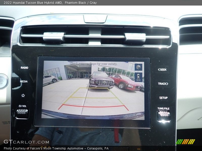 Phantom Black / Gray 2022 Hyundai Tucson Blue Hybrid AWD