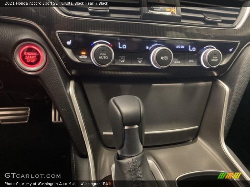 Crystal Black Pearl / Black 2021 Honda Accord Sport SE