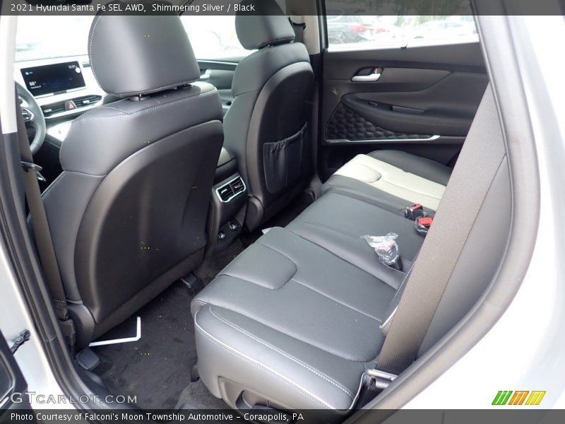 Shimmering Silver / Black 2021 Hyundai Santa Fe SEL AWD