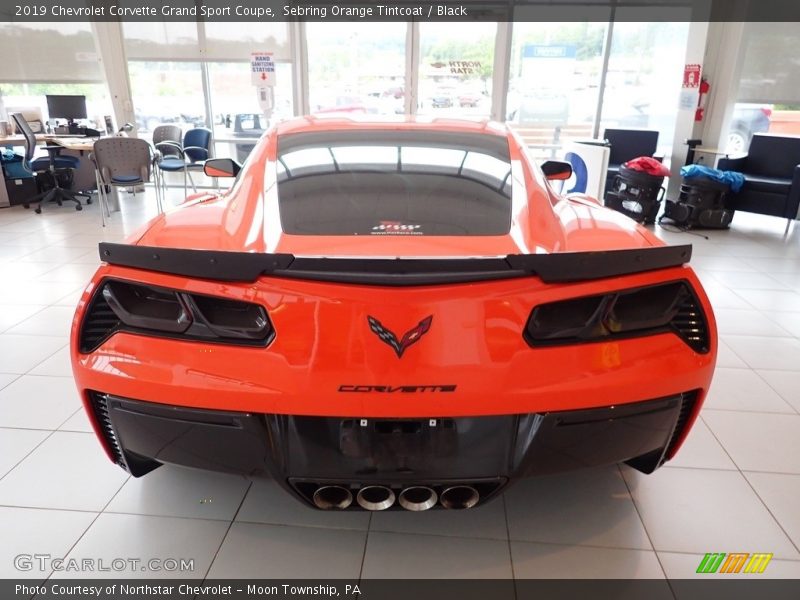 Sebring Orange Tintcoat / Black 2019 Chevrolet Corvette Grand Sport Coupe