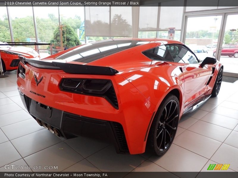 Sebring Orange Tintcoat / Black 2019 Chevrolet Corvette Grand Sport Coupe
