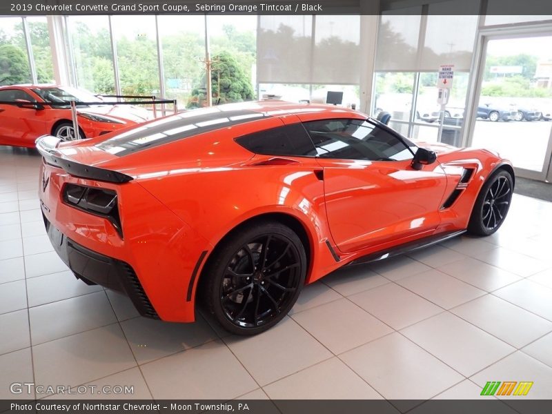 Sebring Orange Tintcoat / Black 2019 Chevrolet Corvette Grand Sport Coupe