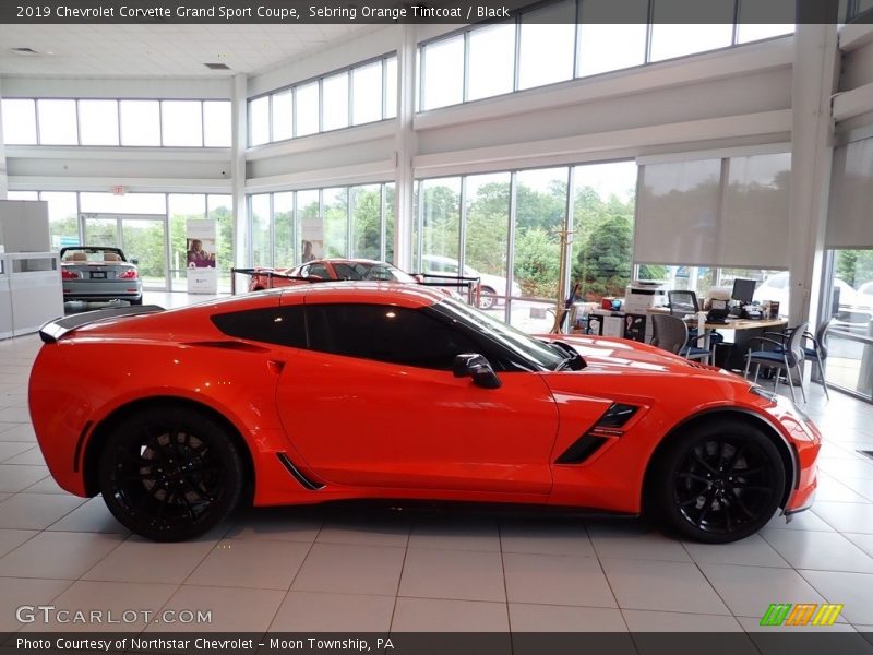 Sebring Orange Tintcoat / Black 2019 Chevrolet Corvette Grand Sport Coupe