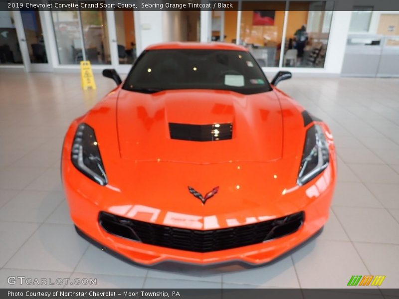 Sebring Orange Tintcoat / Black 2019 Chevrolet Corvette Grand Sport Coupe