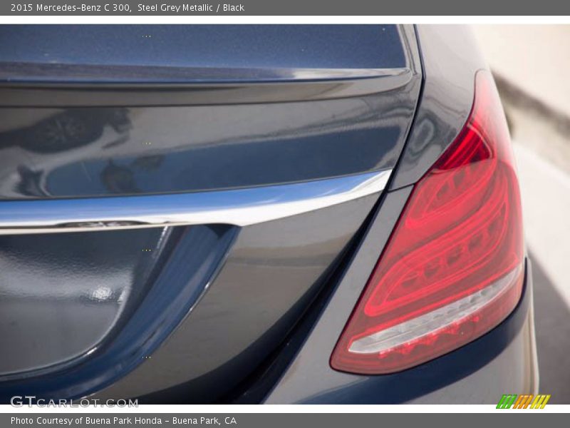 Steel Grey Metallic / Black 2015 Mercedes-Benz C 300