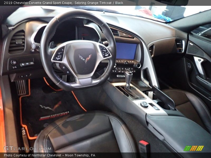 Sebring Orange Tintcoat / Black 2019 Chevrolet Corvette Grand Sport Coupe