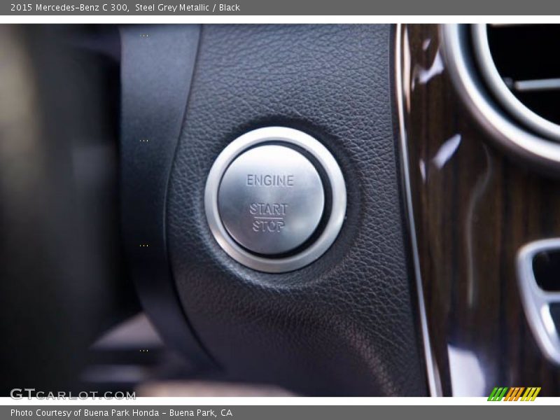 Steel Grey Metallic / Black 2015 Mercedes-Benz C 300