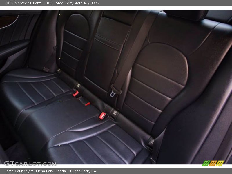 Steel Grey Metallic / Black 2015 Mercedes-Benz C 300