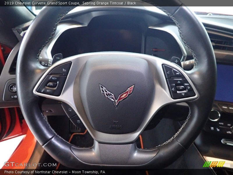 Sebring Orange Tintcoat / Black 2019 Chevrolet Corvette Grand Sport Coupe