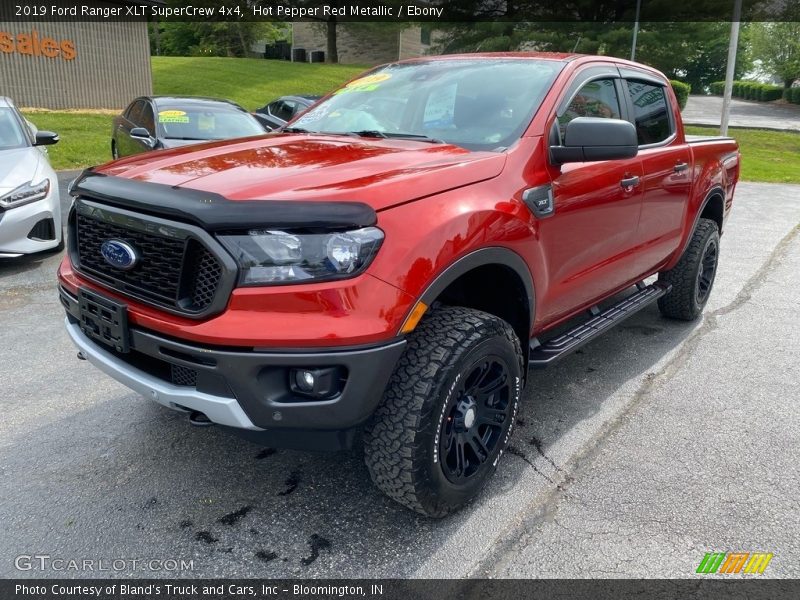 Hot Pepper Red Metallic / Ebony 2019 Ford Ranger XLT SuperCrew 4x4