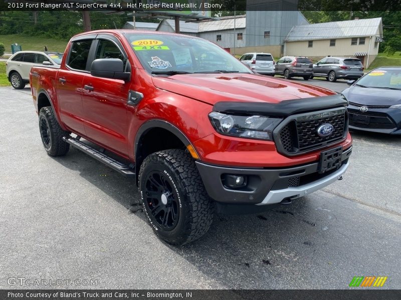Hot Pepper Red Metallic / Ebony 2019 Ford Ranger XLT SuperCrew 4x4