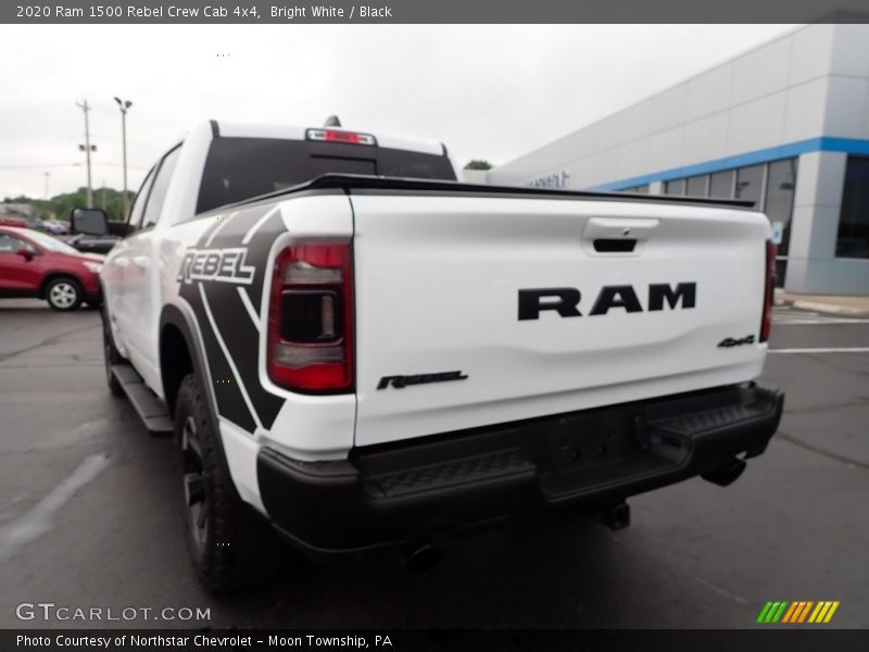 Bright White / Black 2020 Ram 1500 Rebel Crew Cab 4x4