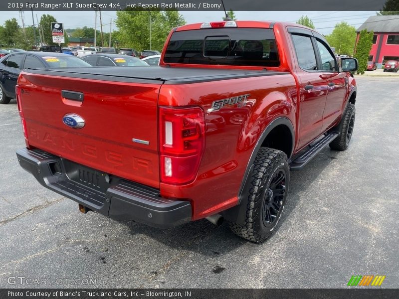 Hot Pepper Red Metallic / Ebony 2019 Ford Ranger XLT SuperCrew 4x4