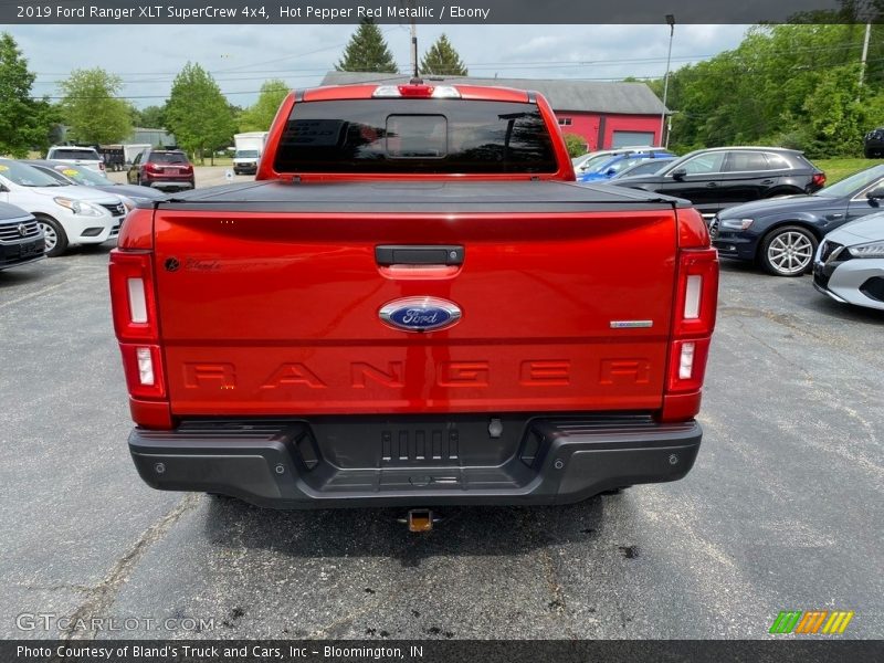 Hot Pepper Red Metallic / Ebony 2019 Ford Ranger XLT SuperCrew 4x4