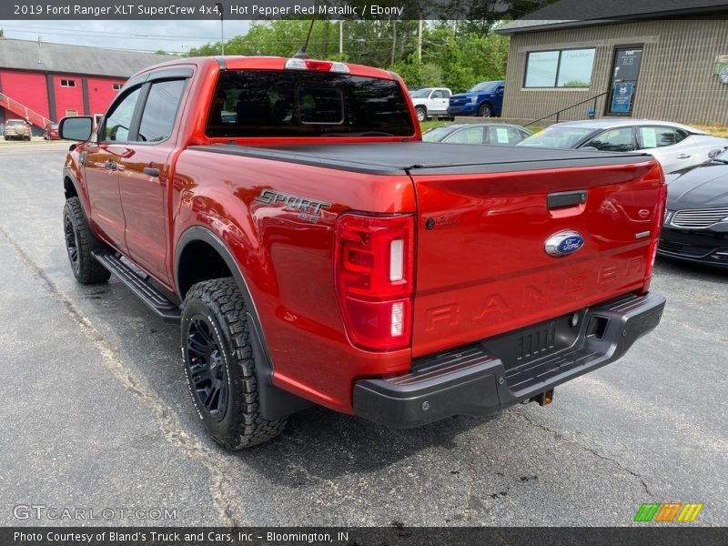 Hot Pepper Red Metallic / Ebony 2019 Ford Ranger XLT SuperCrew 4x4