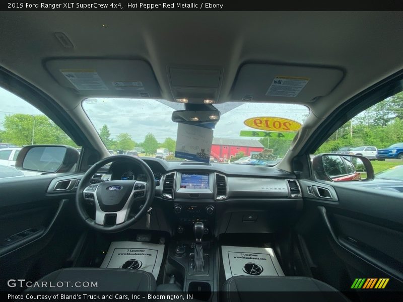 Hot Pepper Red Metallic / Ebony 2019 Ford Ranger XLT SuperCrew 4x4