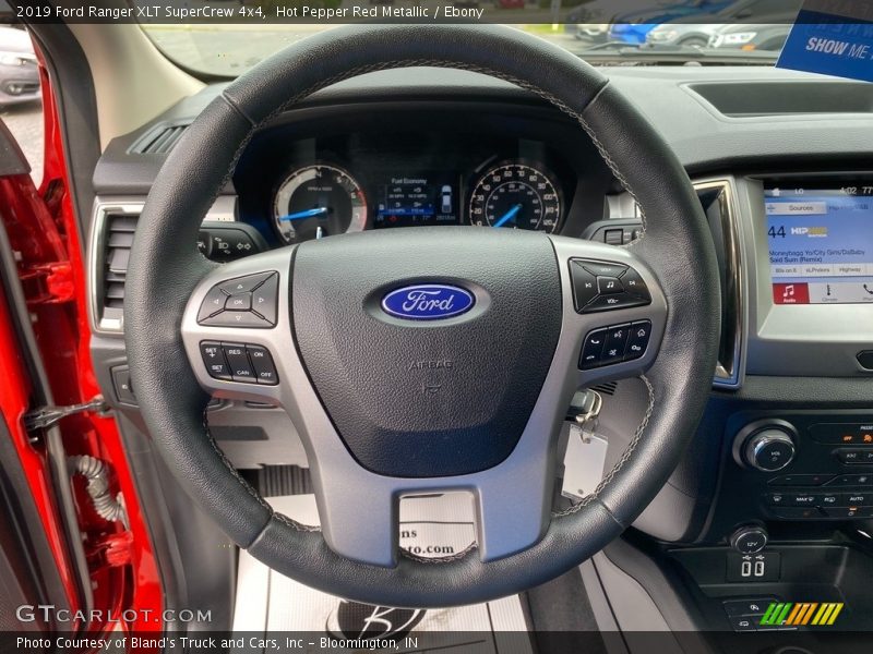 Hot Pepper Red Metallic / Ebony 2019 Ford Ranger XLT SuperCrew 4x4
