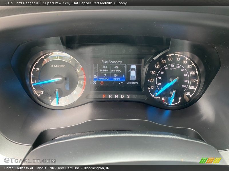Hot Pepper Red Metallic / Ebony 2019 Ford Ranger XLT SuperCrew 4x4