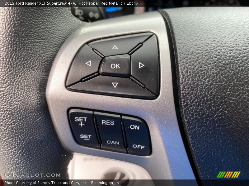 Hot Pepper Red Metallic / Ebony 2019 Ford Ranger XLT SuperCrew 4x4