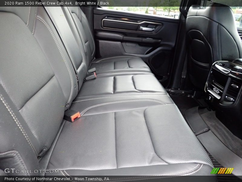 Bright White / Black 2020 Ram 1500 Rebel Crew Cab 4x4