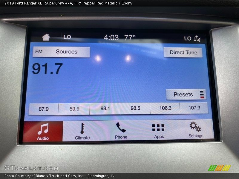 Hot Pepper Red Metallic / Ebony 2019 Ford Ranger XLT SuperCrew 4x4