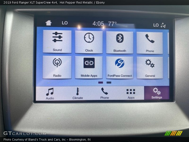 Hot Pepper Red Metallic / Ebony 2019 Ford Ranger XLT SuperCrew 4x4
