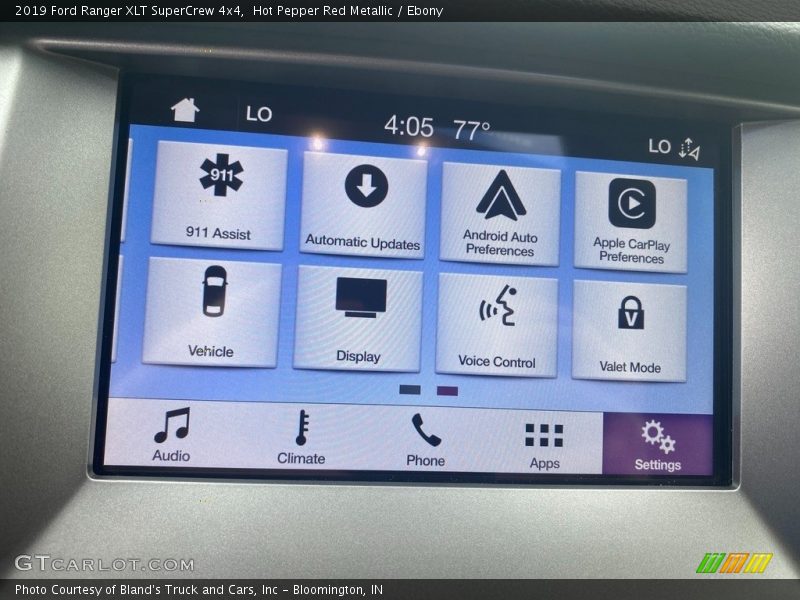 Hot Pepper Red Metallic / Ebony 2019 Ford Ranger XLT SuperCrew 4x4
