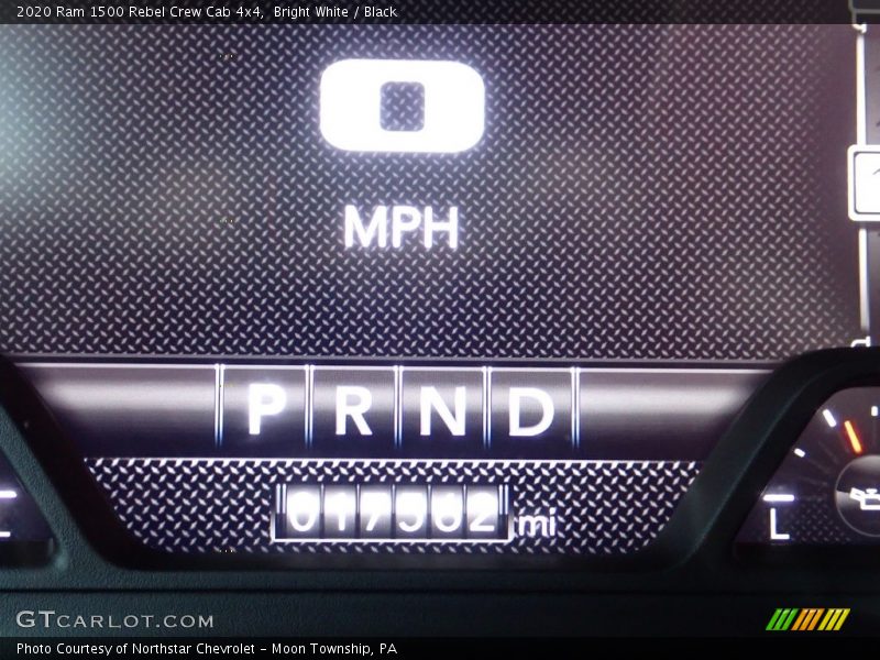 Bright White / Black 2020 Ram 1500 Rebel Crew Cab 4x4