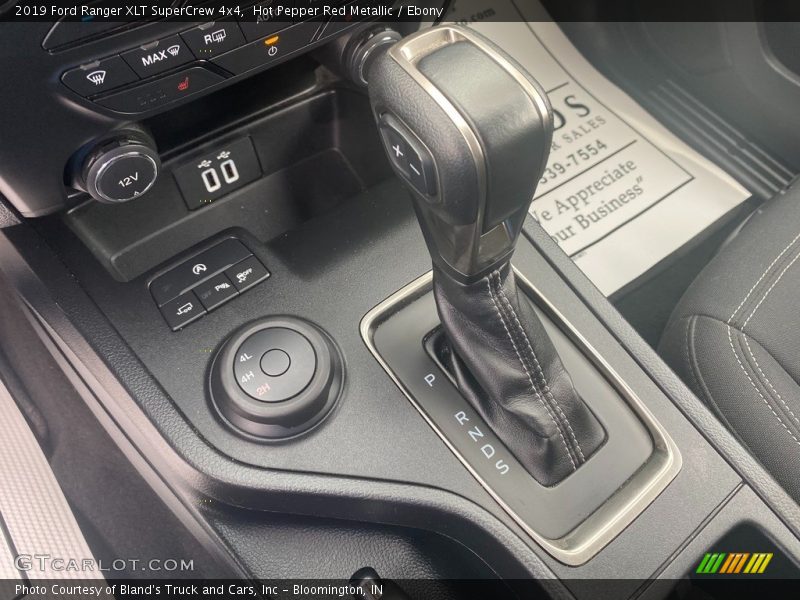 Hot Pepper Red Metallic / Ebony 2019 Ford Ranger XLT SuperCrew 4x4