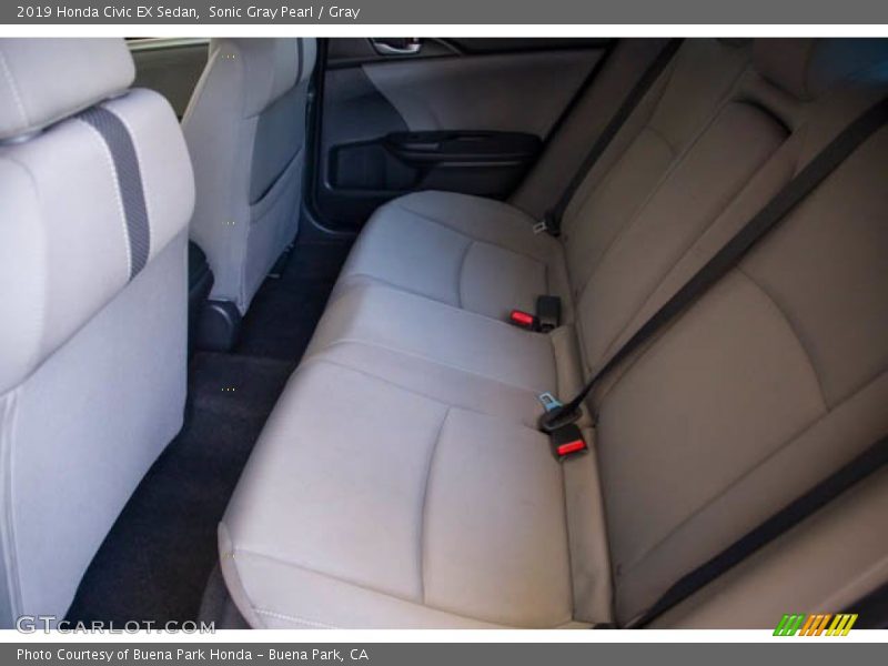 Sonic Gray Pearl / Gray 2019 Honda Civic EX Sedan