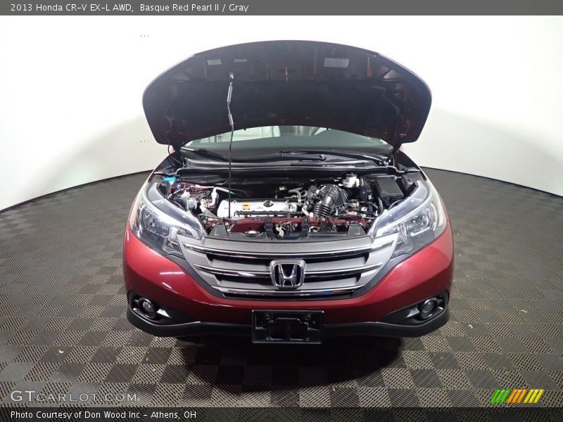 Basque Red Pearl II / Gray 2013 Honda CR-V EX-L AWD