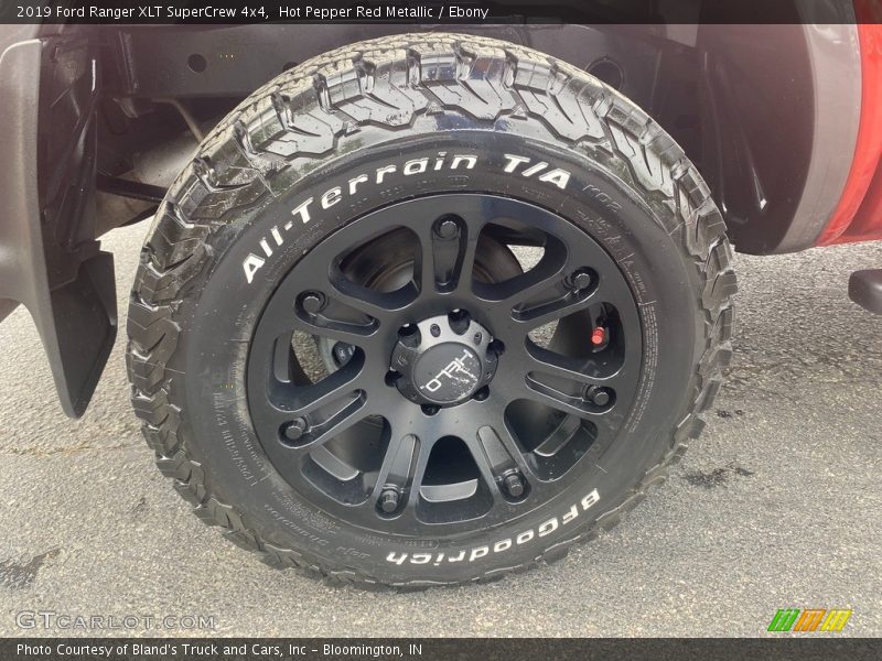 Hot Pepper Red Metallic / Ebony 2019 Ford Ranger XLT SuperCrew 4x4