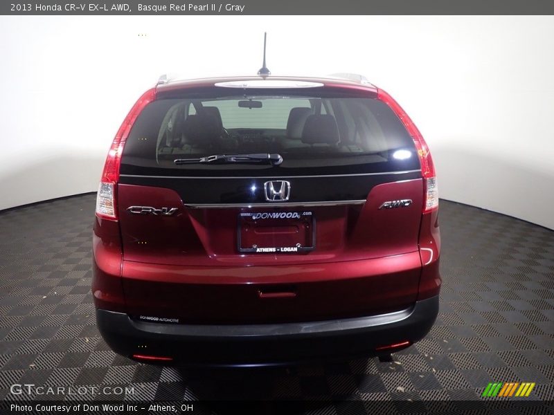 Basque Red Pearl II / Gray 2013 Honda CR-V EX-L AWD