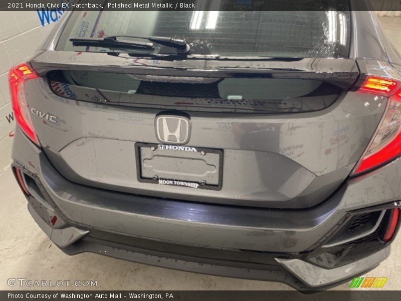 Polished Metal Metallic / Black 2021 Honda Civic EX Hatchback