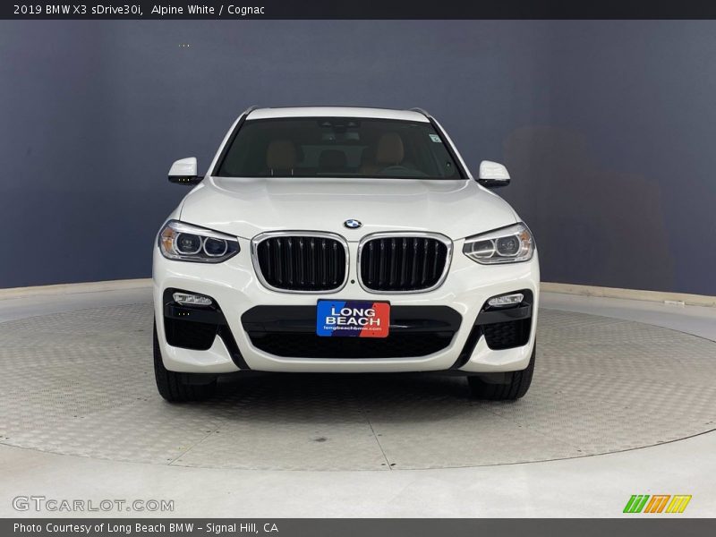 Alpine White / Cognac 2019 BMW X3 sDrive30i