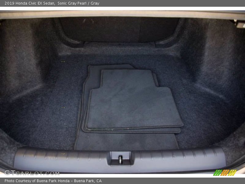 Sonic Gray Pearl / Gray 2019 Honda Civic EX Sedan
