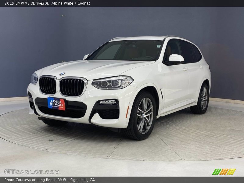 Alpine White / Cognac 2019 BMW X3 sDrive30i